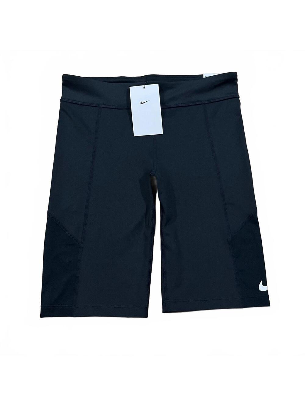 NWT Nike Girls Trophy Bike Shorts 10” Black Size XL